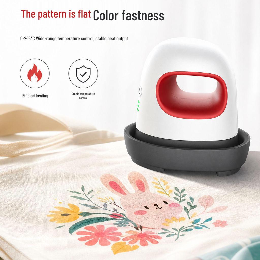 Compact Heat Press Machine for Bean Painting and Shadow Printing