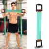 Five Rubber Chest Expander Strong Resistance Cable for Gym Fitness Sports Training Green