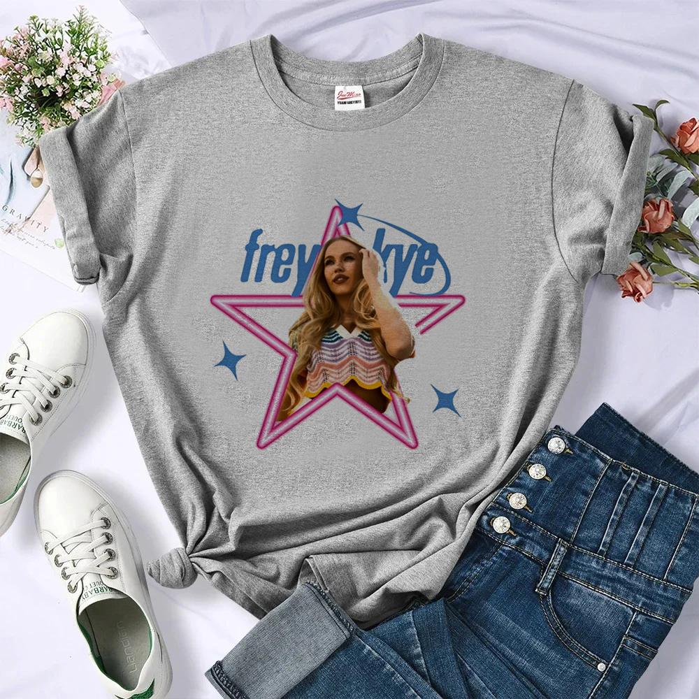 Freya Skye T Shirt Girl Vintage Gyaru Anime Psychedelic Graphic T Shirt Retro Cheap Cutecore Anime Vintage