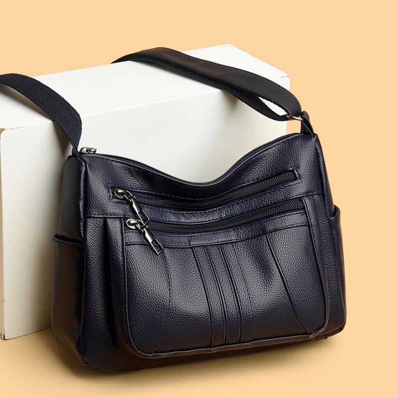 2025 Stylish Retro Leather Mummy Shopper & Crossbody Bag