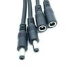 1PC DC 5.5mm*2.1mm 1 To 2 Connector Male To Female Plug DC Power Splitter Cable CCTV LED Strip Light Power Supply Adapter 18AWG