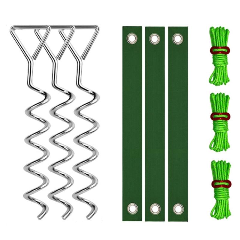 Колья и опоры для деревьев Железные винтовые колья для надежного закрепления на мягком или твердом грунте, обеспечивающие устойчивость
