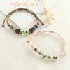 Cartoon Frog Dog Head Handwoven Hand Rope Mori Style Jingdezhen Ceramic Niche Versatile Bracelet For Women