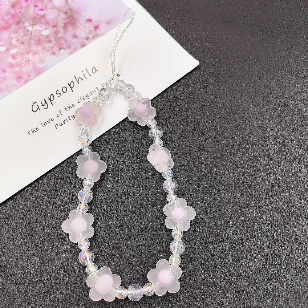 

DIY многоцветный желейный цветок телефон ремешок браслет украшение в виде ракушки