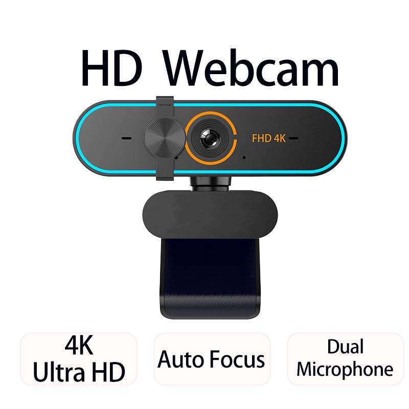 4K Ultra HD USB Camera: Driver-Free, Plug & Play for Home Office, Streaming, Recording, and Photography