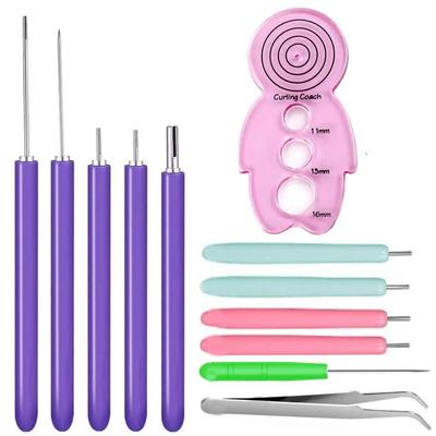 12 STUKS Papier Krullend Papier Quilling Gereedschap Multi Maat Papier Quilling Pen Papier Kunst