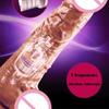 Weicher Dildo, realistischer Penis, Sexspielzeug für Frau, Vagina-Massagegerät, automatische Teleskopheizung, Multi-Speed-Vibrationsstimulator, Klitoris, G-Punkt-Vibratoren
