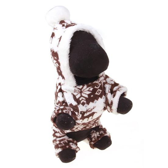 Pet Blouse Cute Wear-resistant Coral Fleece Warm Pet Blouse for Show