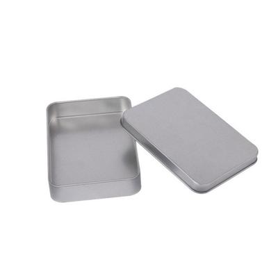 4 Boîtes à Bonbons Mini en Fer Blanc Boîtes d'Emballage Portables Contenants de Rangement pour Mariage Fête Anniversaire Cadeau Friandises Artisanat Argent Plat