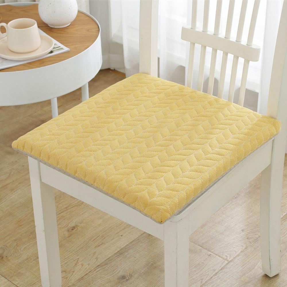 Square Seat Cushion with Strap Chair Mat Practical Japanese Cotton Chair Cushion  Four Season