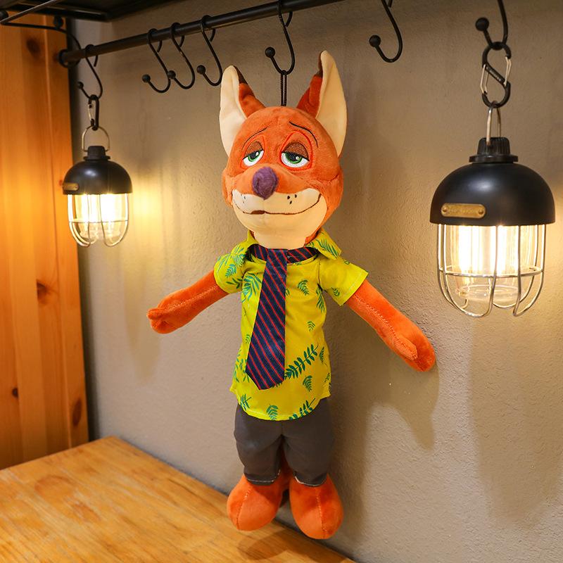 Zootopia plush toy dolls: Fox, Nick, Rabbit, Judy, Doll, fox, rabbit