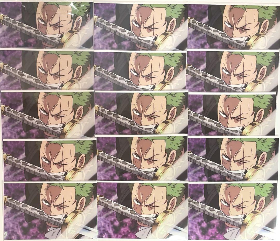 

[USED] One Piece Zoro Bonus Postcard Set of 15
