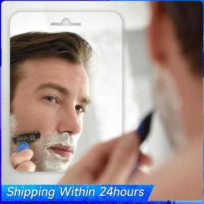 Fogless Shower Mirror Anti-Fog Shower Mirror Shower Makeup Shave Mirror Frameless Shower Mirror Bathroom Accessories