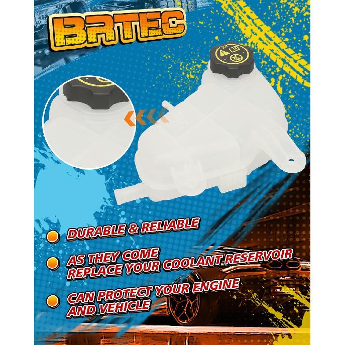 Coolant Overflow Reservoir Tank With Cap Compatible With Chevrolet Sonic 2012- # 95048411