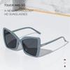 Fashion  Large Frame Cat Eye Sunglasses Women Men Brand Designer Vintage Outdoor Square Shade Sun Glasses Uv400 Protection