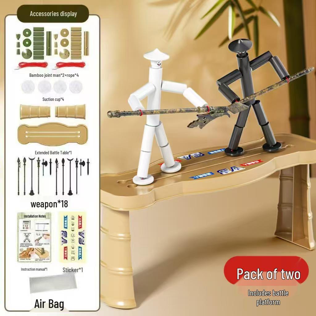 

Bamboo Battle Toy Set for Kids: DIY Handmade Kit for Sixth Graders