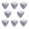 CUTOOP 8-Piece Zinc Plated Toolbox Wrap Corners, Aluminum Case Wrap Corners, Metal Angle Protectors