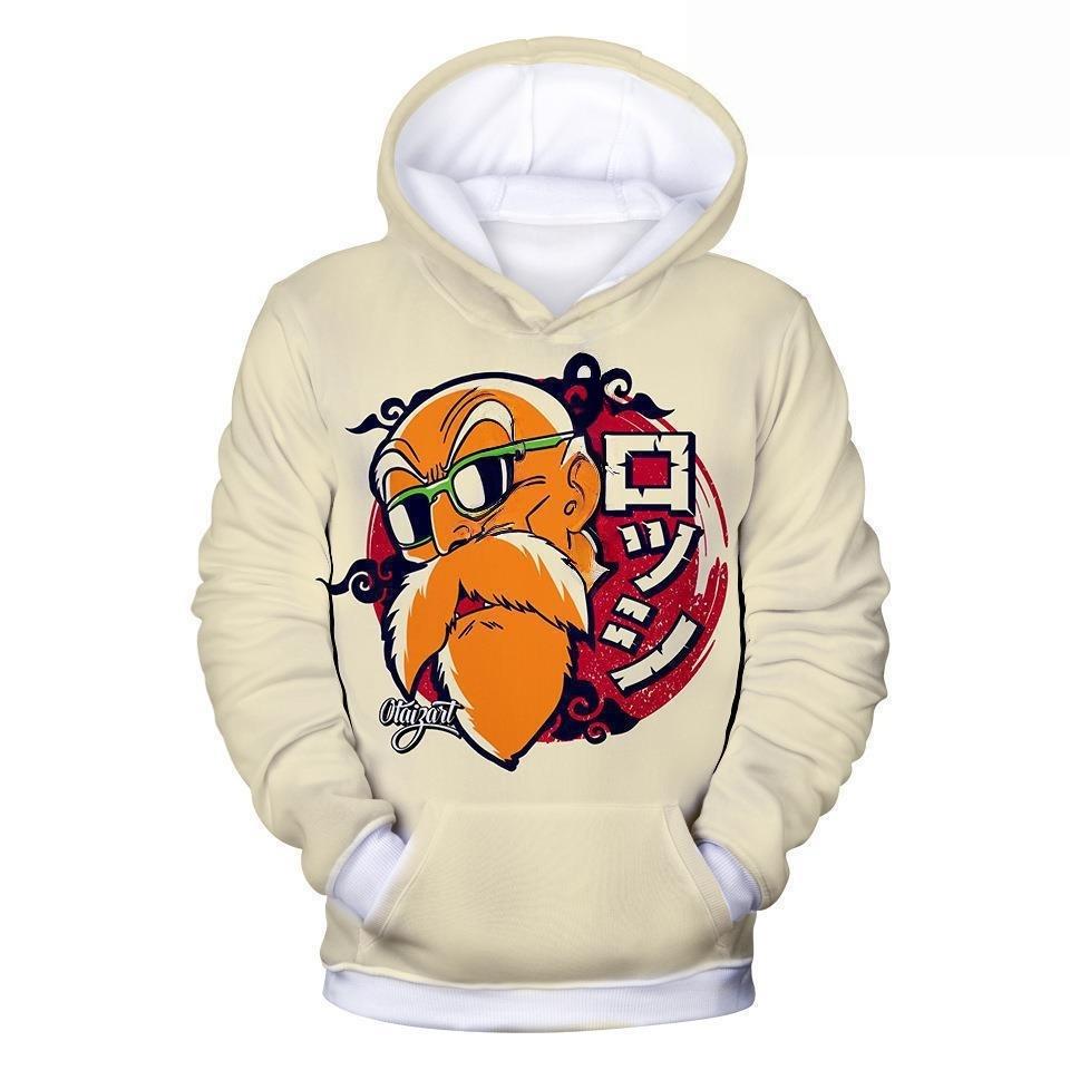 Spring Autumn Dragon Ball Retro Cotton Warm Cotton Hoodie Children's 3D Printed Sweatshirt Unisex Kids Casual Coat