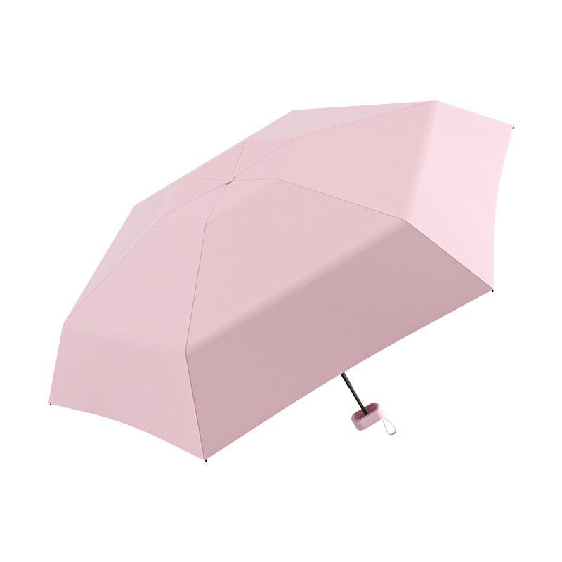 Creative Sunscreen Vinyl Umbrella Mini Small 50% Umbrella Women's 60% Bag Umbrella Weather and Rain Umbrella