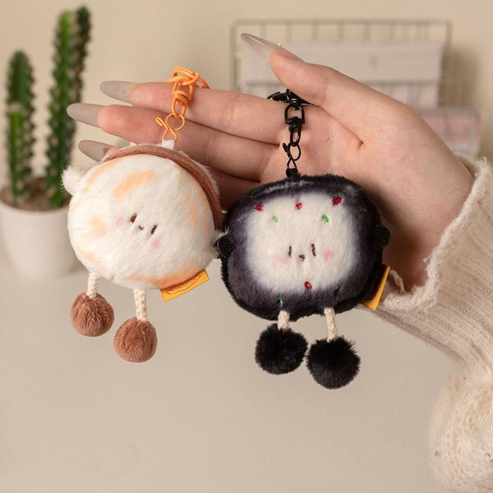 Sausage Plush Food Pendant Street Food Plush Doll Toy Creative Hamburg Key Chain  Girls