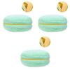 Charming 15 Inch Macaronshaped Cushion With Plush Cover And Supportive Pp Cotton Filling