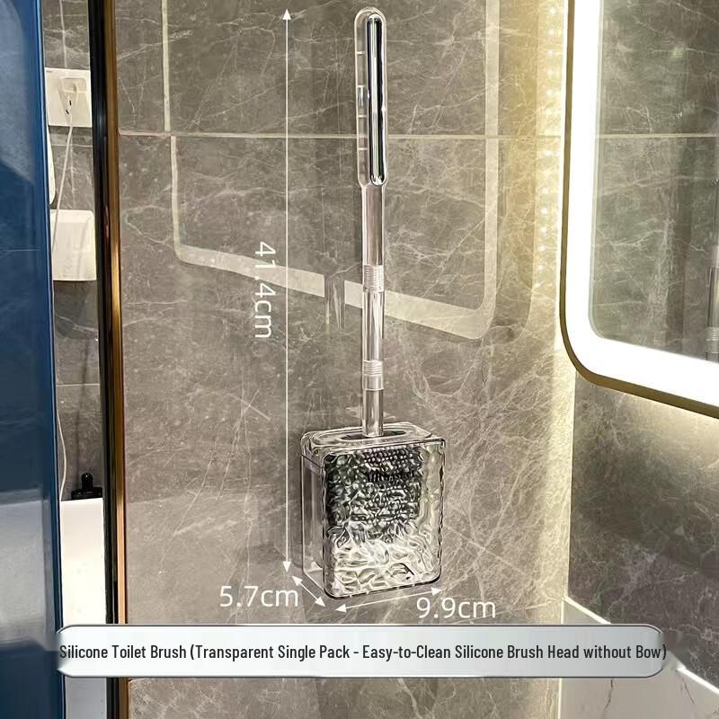 MDNG Silicone Wall-Mounted Toilet Brush Set