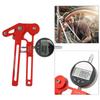 Narzędzia do naprawy rowerów Miernik naprężenia szprych rowerowych Cyfrowa waga Mierzy dla kół rowerowych Narzędzie do regulacji czerwony
