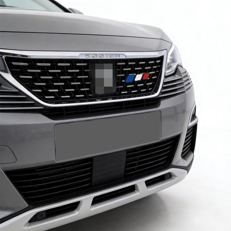 3D ABS Tri Color Decorative Sticker For Toyota Tundra Superb, Volkswagen Fiat Peugeot Grille Modification Accessories