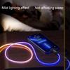 66w RGB Fast Charging Cable Compatible For Iphone Type-c Micro Usb Charger Cable Cool Colorful Glow Data Line