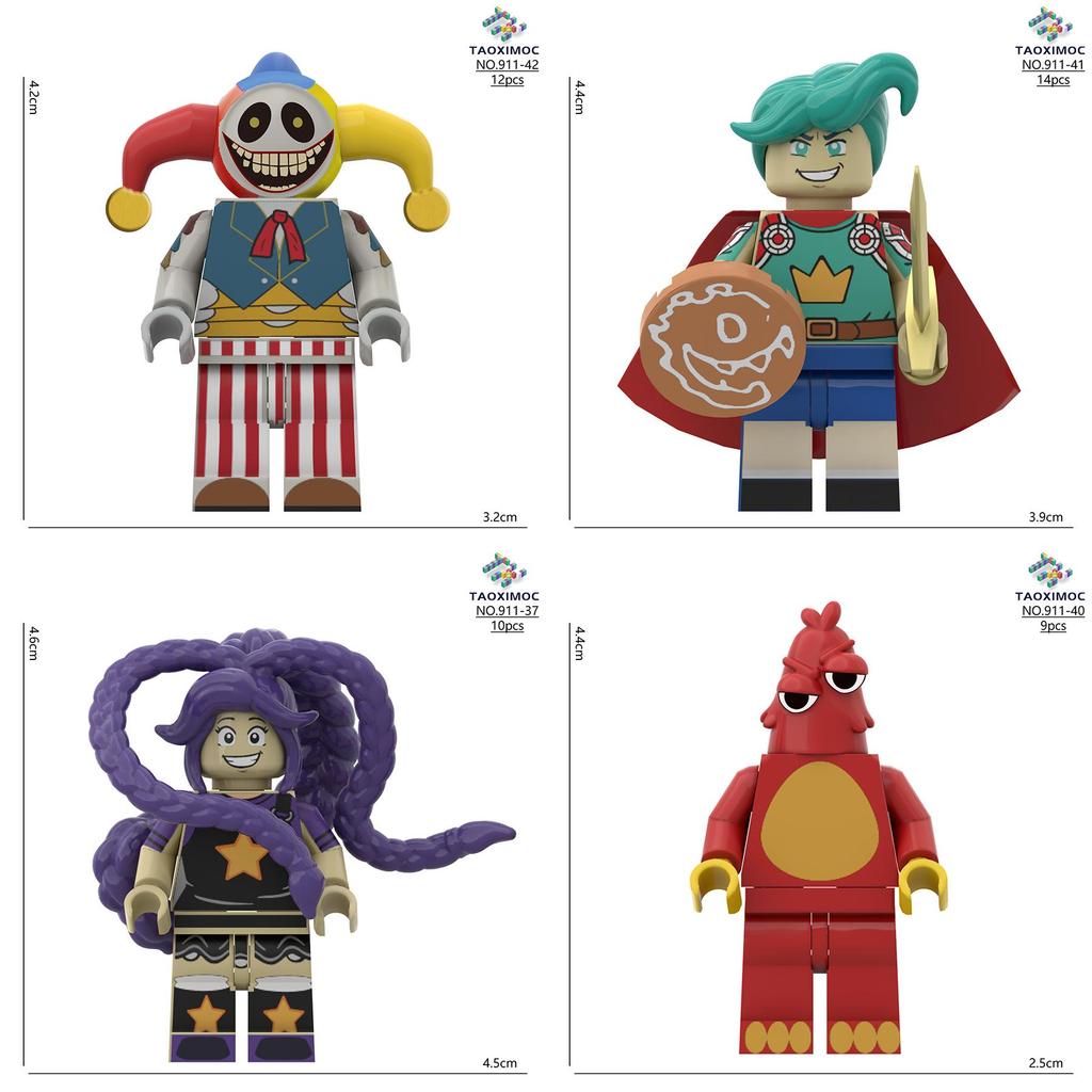 Blocchi da Costruzione Puzzle di Poppy Playtime Con Sviluppo Cerebrale Per Bambini e Collezionisti