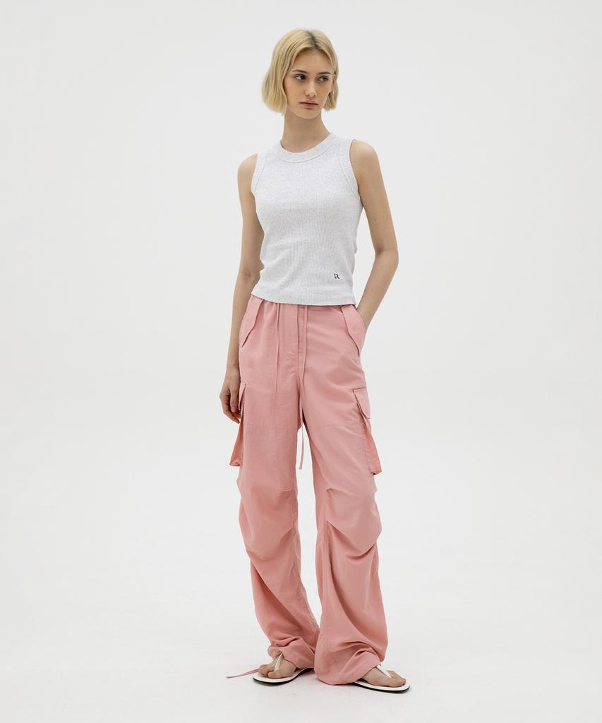Leuba Comfort String Cargo Pants - Dusty Pink