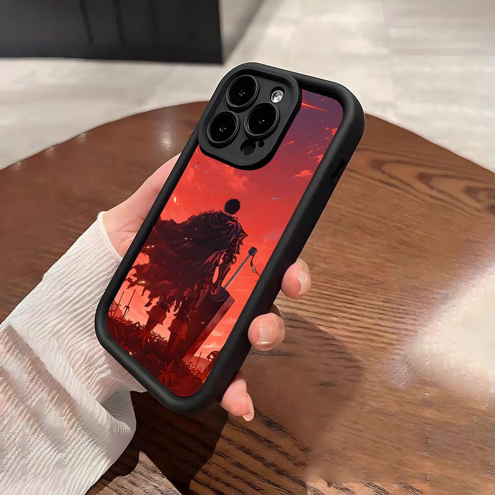 Berserk Comics Cool Phone Case For IPhone 17 Pro Max 15 Pro 16 14 Plus 12 13 Mini 11 Pro Shockproof Soft Cover