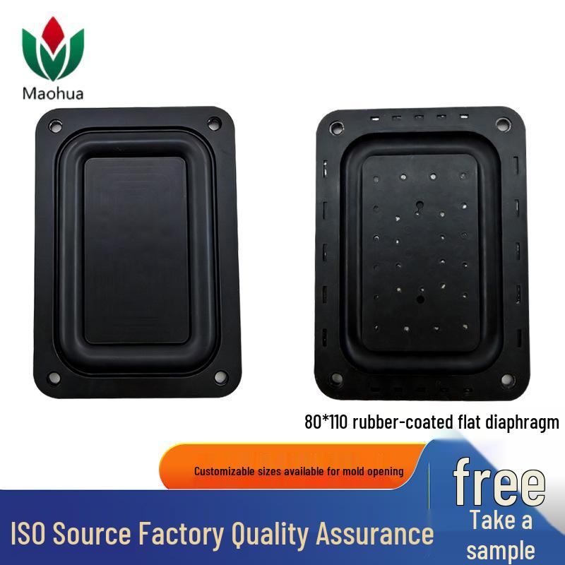 Инкапсулированный низкочастотный радиатор 80x110 мм с перфорированным прямоугольным резиновым краем