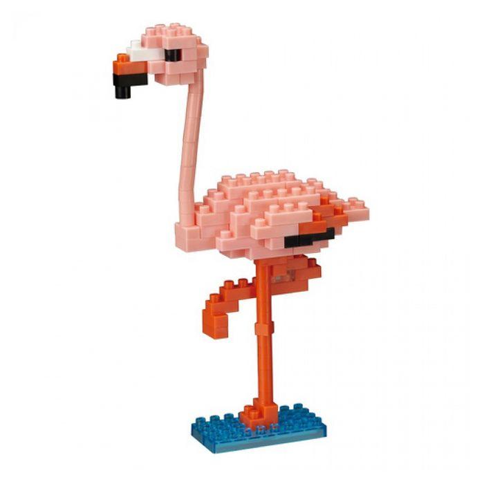 Jouet De Construction - NANOBLOCK - Flamant Rose - Rose - 100 Pièces - Pour Adulte