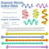 Food-Grade Silicone Sensory Sticks For Children, Twistable Texture And Stress-Relieving Toys