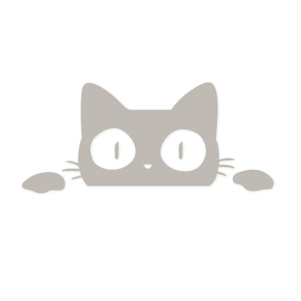 

lifepower Cutting Sticker Car Sticker for Car, Motorcycle, Wall, Carry Case, Hide Dents and peeping cat белый