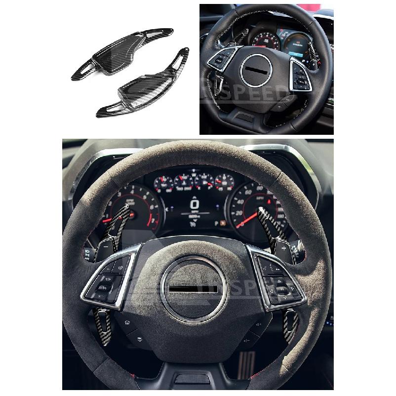 TOP ABS Car Steering Wheel Paddle Shifter Cover for Chevrolet Camaro 2016 2017 2018 2019 2020 2021 2022 2023 Trim Accessories