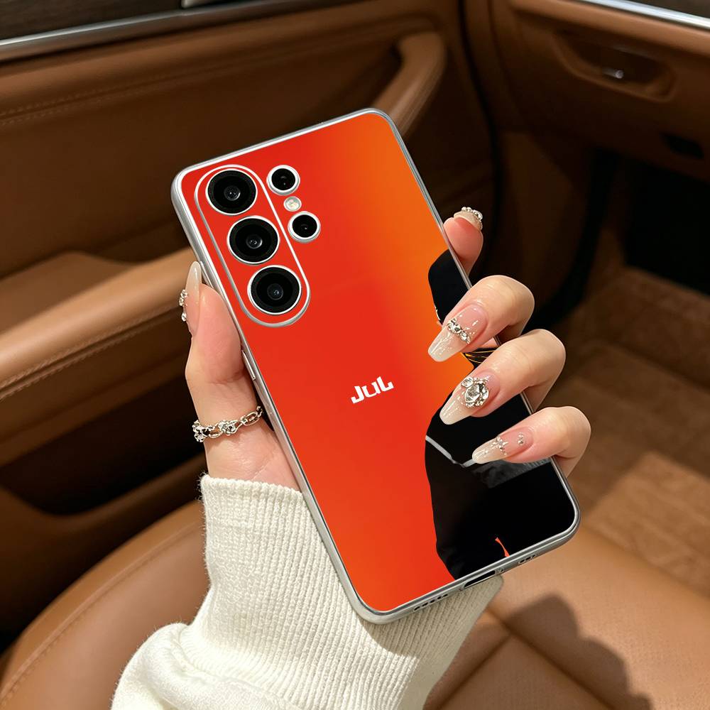 Singer Rapper J-JUL-ES Gesture Clear Soft Silicone Phone Case forSamsung S25, S24, S21, S22, S23, S30, Ultra, S20, Plus