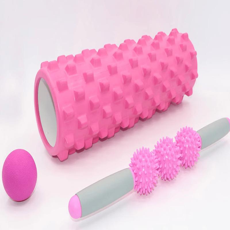 LISM 3-in-1 Foam Roller & Massage Ball Set