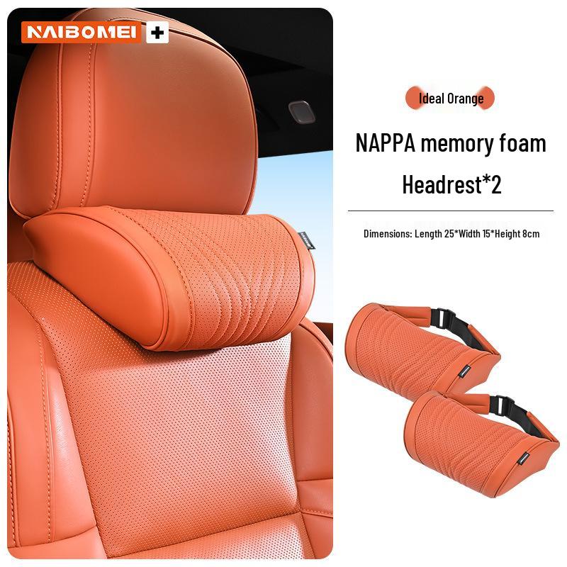 Zeekr 001/X/009 Car Headrest & Neck Pillow with Lumbar Support for Front and Rear Seats