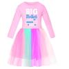 Girls Star Rainbow Lace Dress 5942