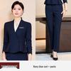 Chic Professional Women's Skirt Suit - Elegant Spring/Autumn Beauty Salon Front Desk Uniform