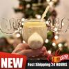 Creative Elk Glass Cup 8oz 240ml Christmas Vacation Moose Mug With Cat Spoon Xmas Reindeer Head Coffee Cup Wine Mug Water Cup
