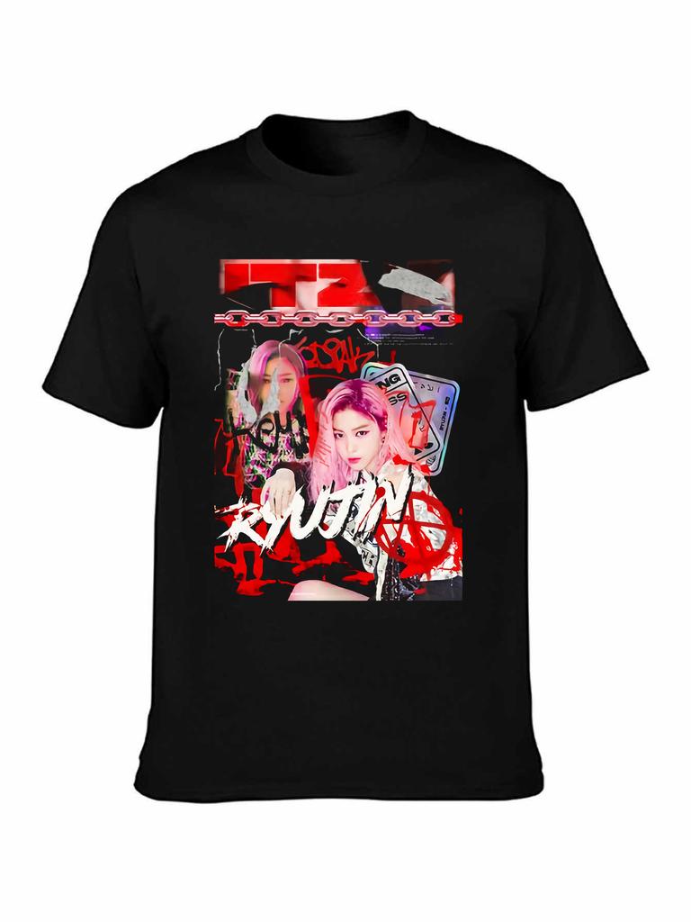 Kpop Girls Graphic Print T-shirt