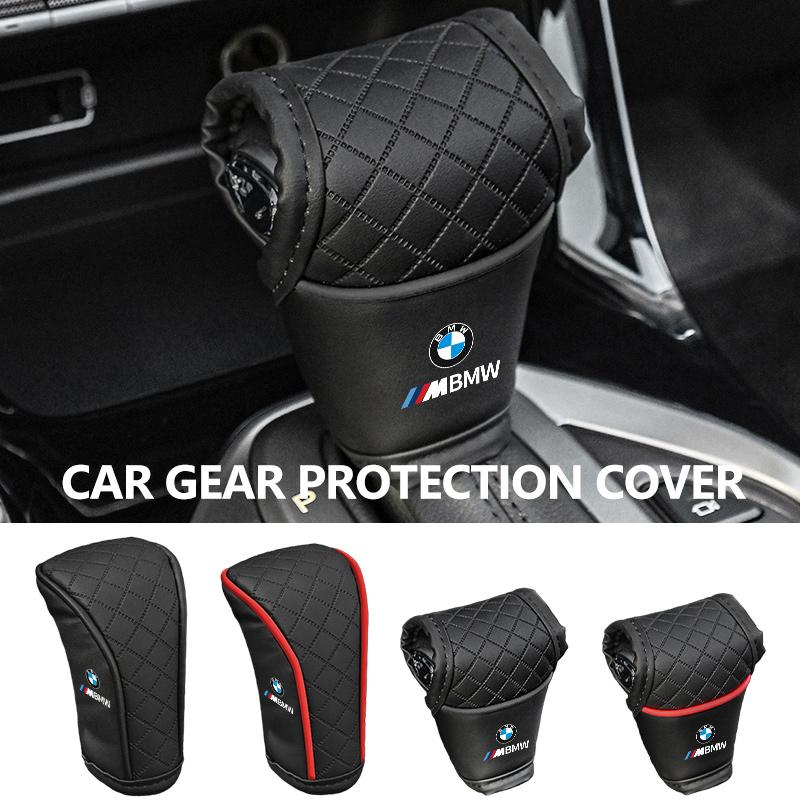 Leather Car Gear Shift Sleeve Knob Protective Cover For BMW M Performance E36 E46 E60 E90 E91 E92 E93 F30 F20 SU1