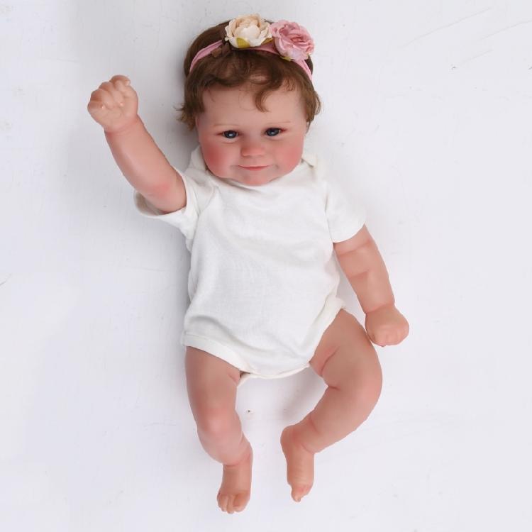 20in Simulation for Doll for Baby Girls Eyes-Opened Lifelike Reborn that Looks R