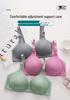 Comfortable Wire-Free Anti-Sagging Jacquard Bra for Middle-Aged and Elderly Mothers