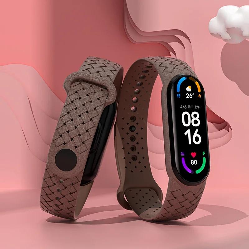 Soft Silicone Bracelet For Xiaomi Mi Band 6 5 Wristband Miband 7 6 Quick Replacement Sport smartwatch Correa mi band 4 6 7 Strap