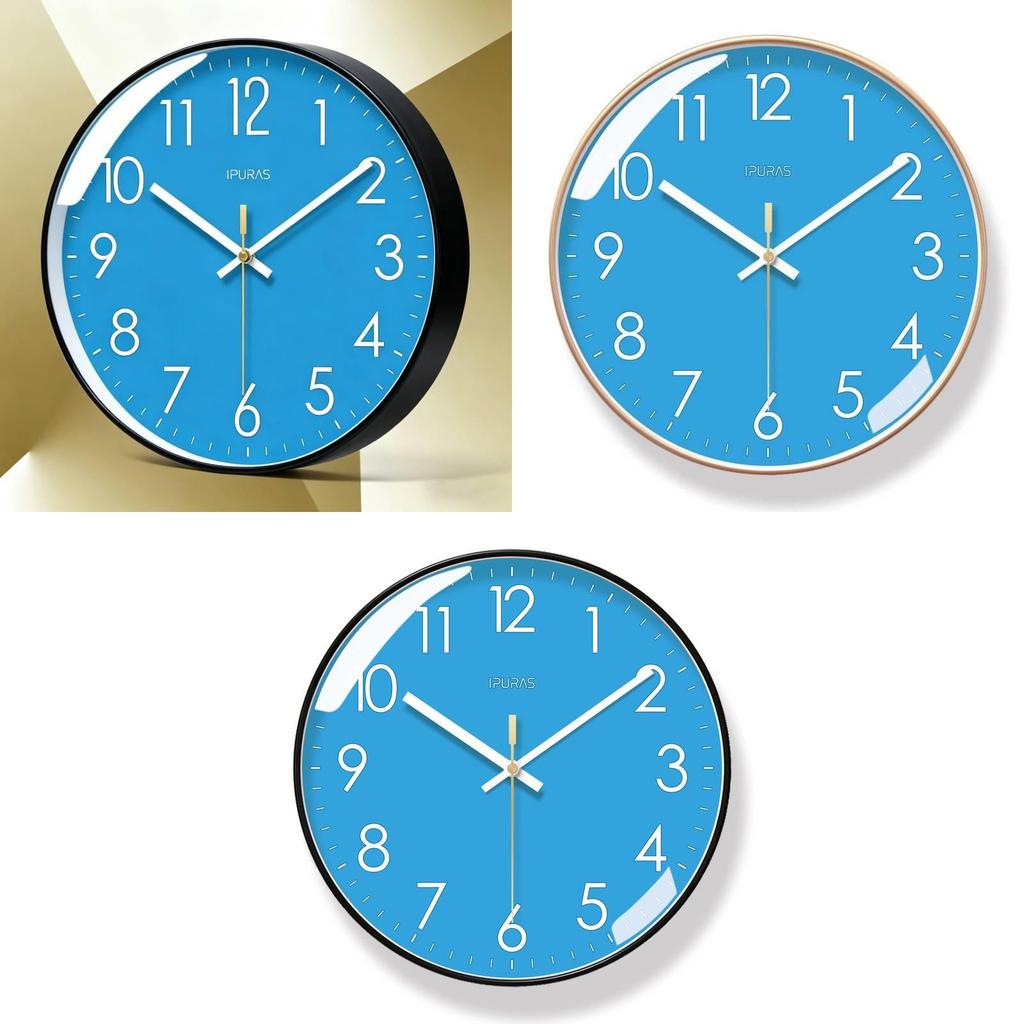 Minimalist Nordic Wall Clock With Quartz Movement For Living Room Decor