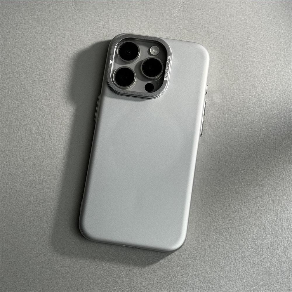 Luxury Ultra Thin Alloy Lens Holder Magnetic PC Hard Case For iPhone 17 16 Pro Max 15 14 Plus 13 Magsafe Wireless Charging Cover
